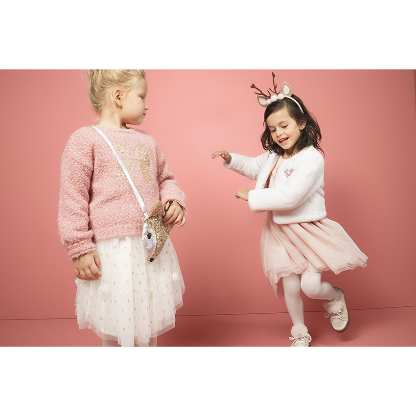 Κοντή ζακέτα από συνθετική γούνα 