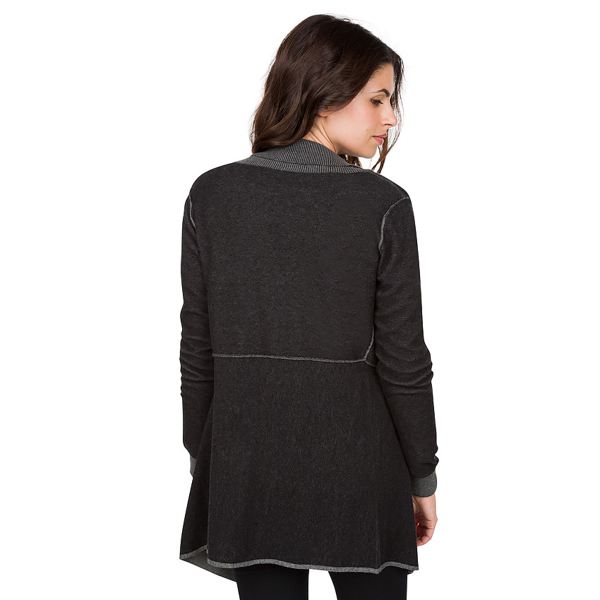 Ζακέτα εγκυμοσύνης με φαντεζί φύλλα 