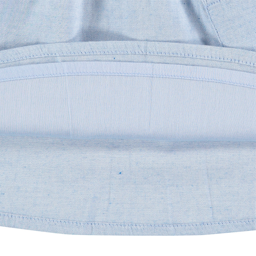 Φόρεμα με άνοιγμα στους ώμους και κεντημένο ουράνιο τόξο 