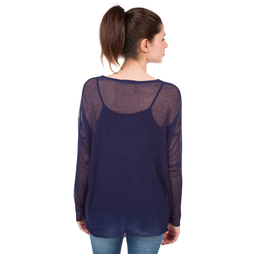 Μπλούζα εγκυμοσύνης 2 σε 1 με φαντεζί αραχνοΰφαντη πλέξη 