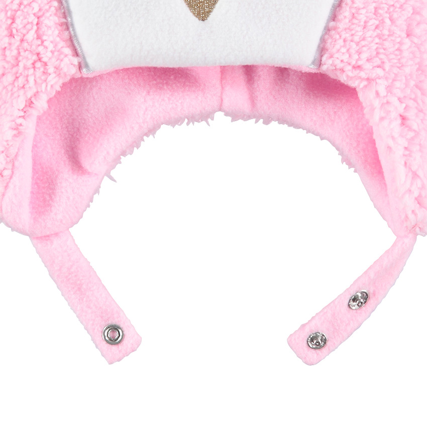 Σύνολο σκούφος και γάντια από sherpa με φλις επένδυση 