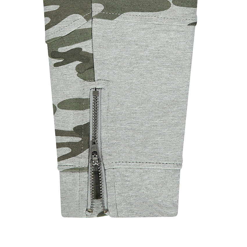 Παιδικά - Παντελόνι φόρεμας από δίχρωμη φανέλα με ραφές 