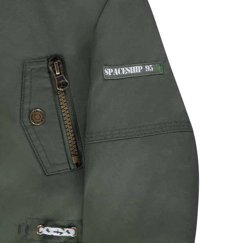 Παρκά από τουίλ με επένδυση από sherpa και αφαιρούμενη κουκούλα 