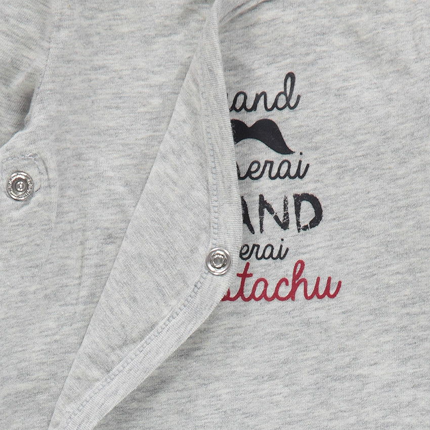 Σετ με 3 μακρυμάνικα φορμάκια ριγέ/μονόχρωμο/εμπριμέ 