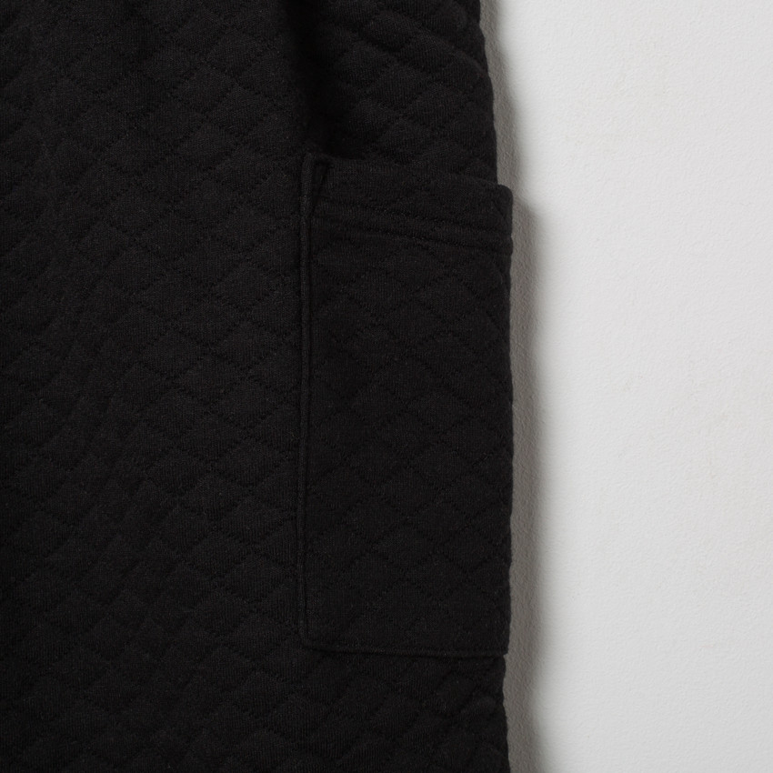 Robe manches courtes en molleton fantaisie à poches 