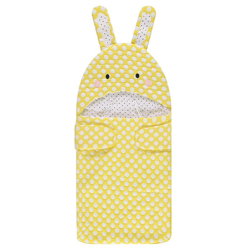 Υπνόσακος με πουά, σε σχήμα λαγού 