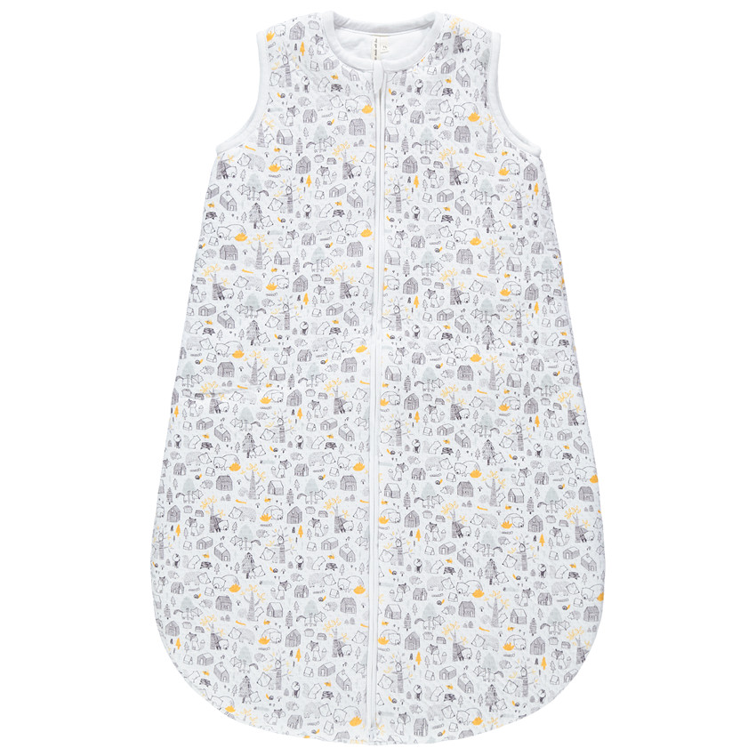 Αμάνικος υπνόσακος με εμπριμέ μοτίβο σε όλη την επιφάνεια 