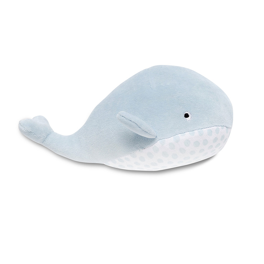Peluche forme baleine en velours  