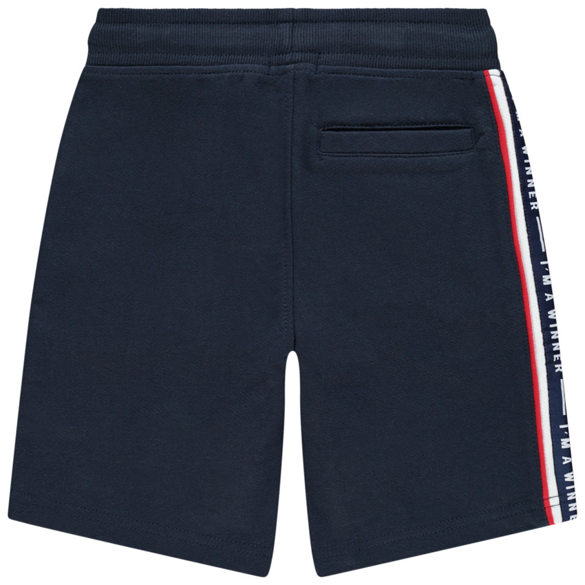 Bermuda en molleton à bandes  