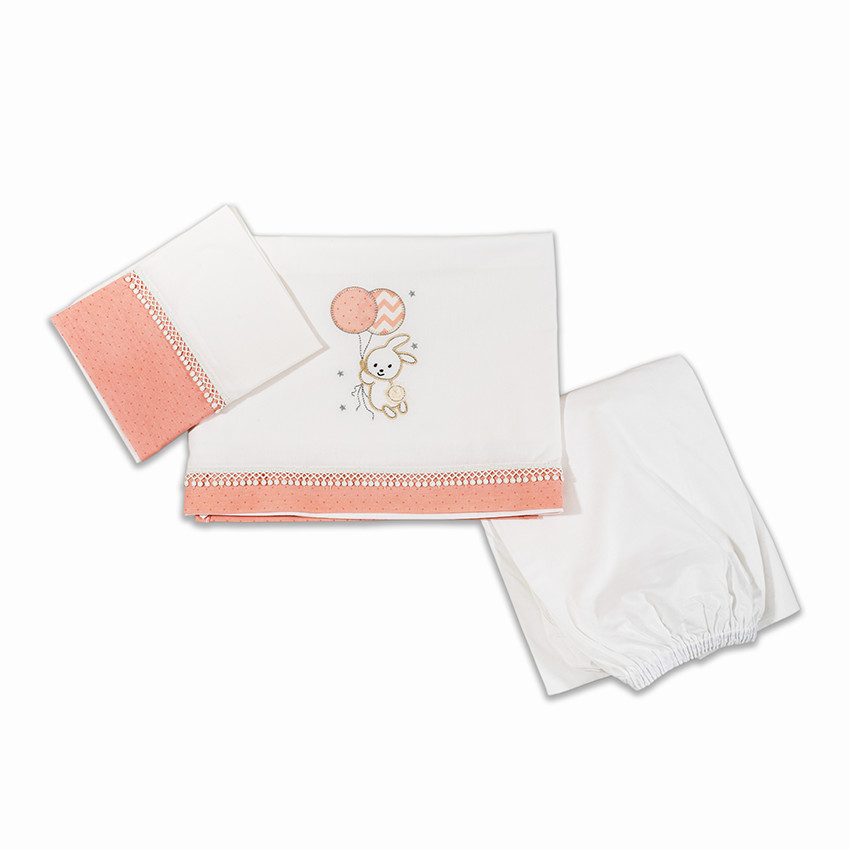 Σετ σεντόνια 3τμχ 70*140 carot Μέντα 