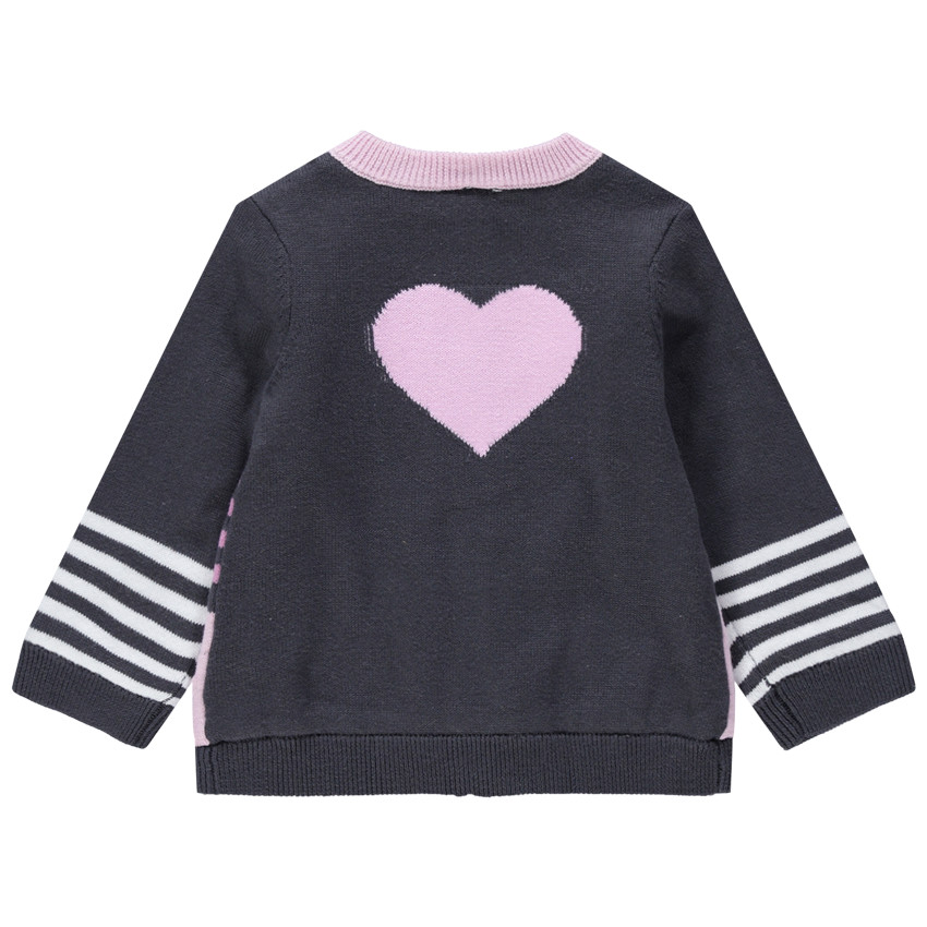 Πλεκτή ζακέτα με διακοσμητικά μοτίβα 