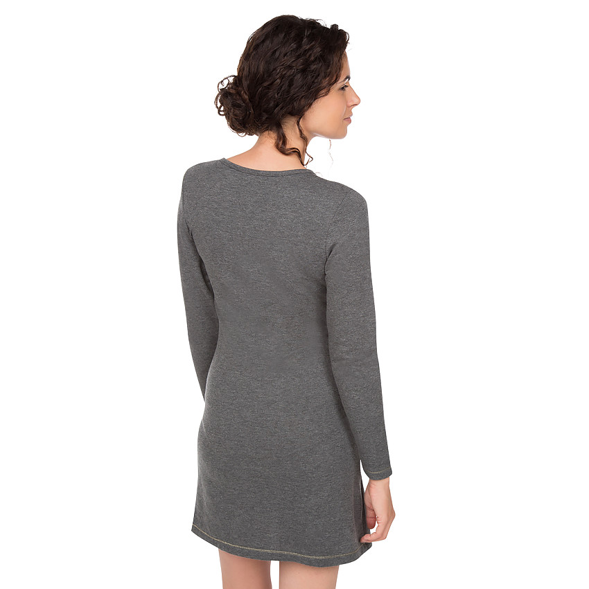 Νυχτικό εγκυμοσύνης και θηλασμού με λαιμόκοψη με σούστες 