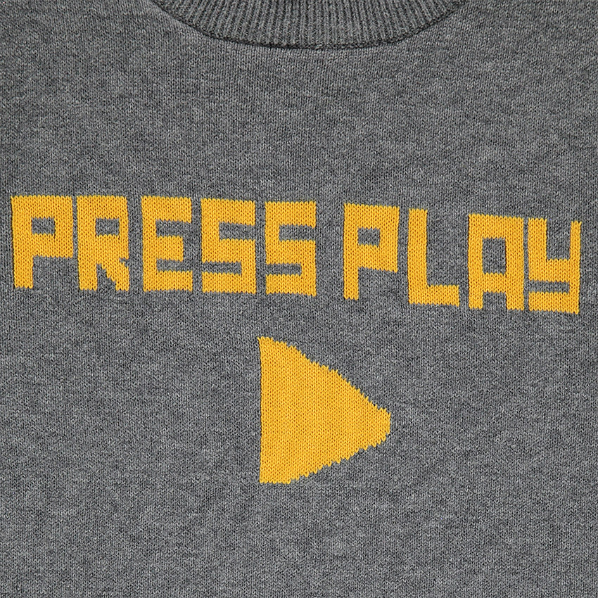 Λεπτό πλεκτό με ζακάρ μοτίβο 