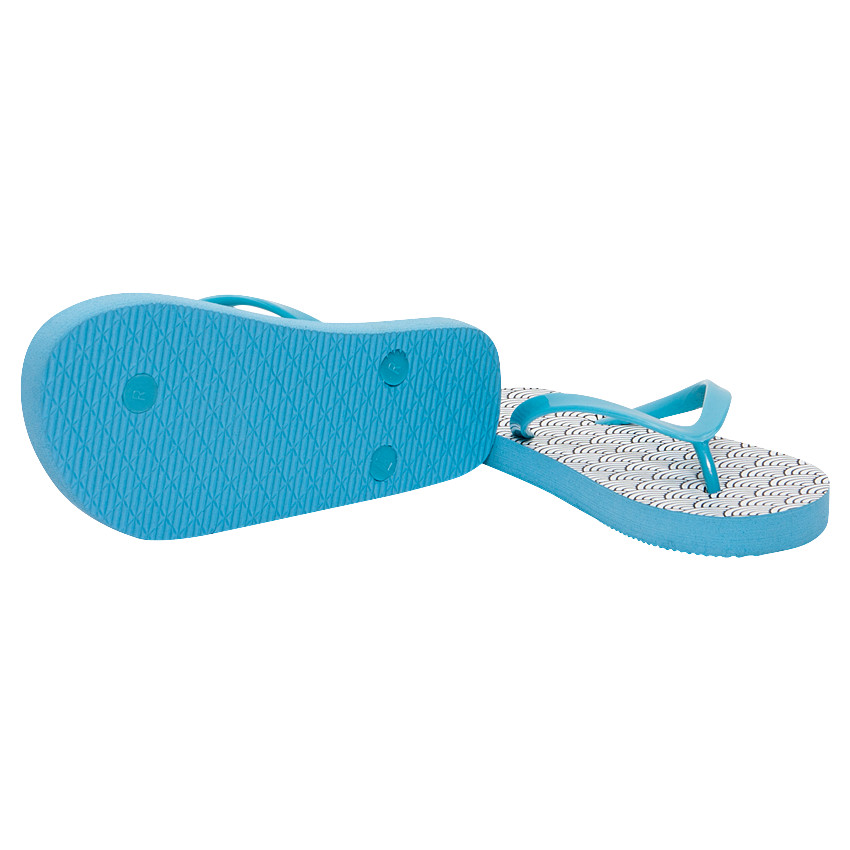 Σαγιονάρες τιρκουάζ με διακοσμητικό σχέδιο σε νούμερα 28 έως 38 