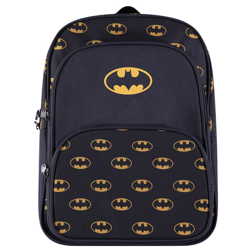 Σακίδιο με 3 διαχωριστικά με το λογότυπο BATMAN τυπωμένο σε όλη την επιφάνεια 